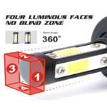30W Led headlight bulb 4 sides X7 - Image 5