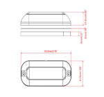 LED underwater lamp rectangular for Yacht Marine E019002 - Image 5
