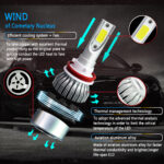 C6 Led headlight bulb 24W COB - Image 3